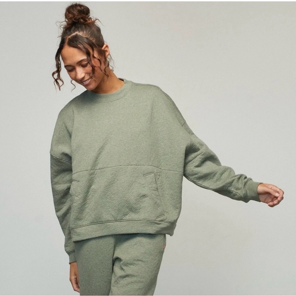 Lunya Green Crewneck Sweatshirt